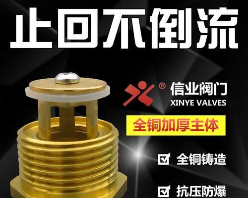 热水器止回阀压力值有何作用？  第3张