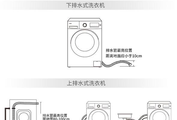 洗衣机下水口高度设置的正确方法是什么？  第1张