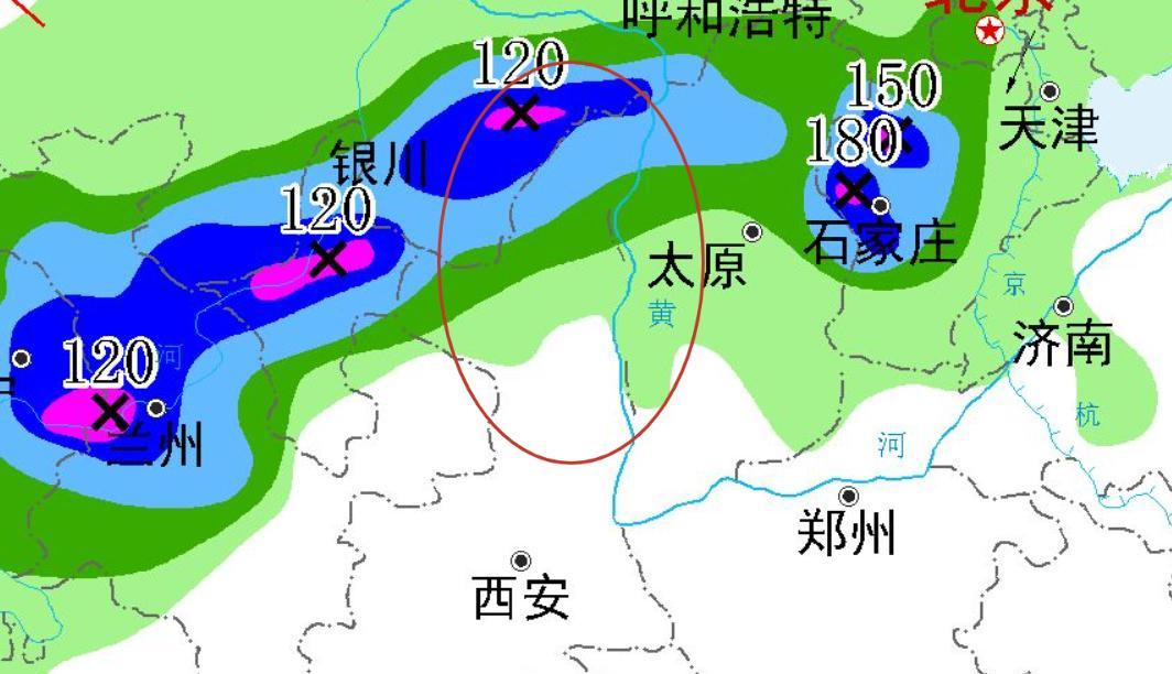 陕西省！明天8月4号，新一轮降雨中心已定，大雨暴雨分布如下！  第4张
